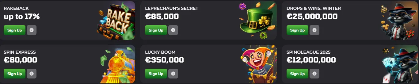 luckycapone promotions